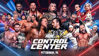 Dynamite Returns to Brittsburgh with a Massive Title Fight  AEW Control Center Pittsburgh 41923 [upl. by Ailimac]