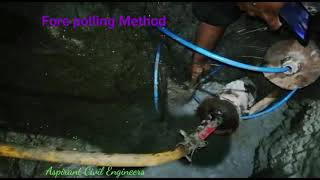 Tunnel Construction in Soft Rocks How to use Fore Polling Process in pune metro Project [upl. by Hillari]