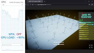 Unity WebGL FPS Accelerator GPU Utilization Test [upl. by Haman]