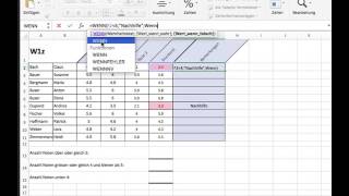 Excel 2016  Bedingte Formatierung  Wenn  Zählenwenn [upl. by Einattirb]