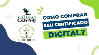 Como fazer a compra do seu Certificado Digital para acessar o Sistema SISPASS [upl. by Kevin545]