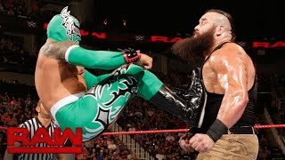 Sin Cara vs Braun Strowman Raw Sept 5 2016 [upl. by Reinaldos958]