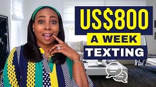 Make US800 A Week Texting Chatting With These 10 Websites  Available Worldwide [upl. by Ilzel710]