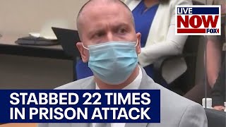 Derek Chauvin was stabbed 22 times in federal prison attack court docs show  LiveNOW from FOX [upl. by Ardnos224]