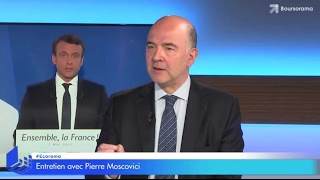 quotMacron a eu raison de ne pas se laisser faire par Trump quot Pierre Moscovici [upl. by Arrait]