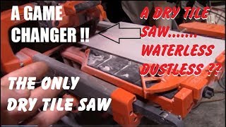 DRY and DUSTLESS TILE SAW [upl. by Acinnej329]