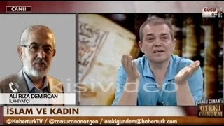 Habertürkte Caner Taslaman Ali Rıza Demican Kavgası [upl. by Gilpin]