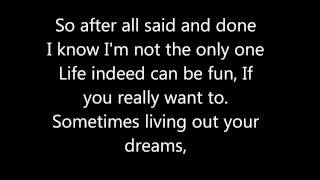 DesRee quotLifequot lyrics [upl. by Ettenna324]