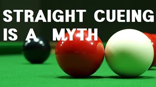 Snooker Straight Cueing  Straight Cueuing is Debunked [upl. by Innoj]