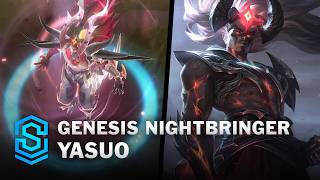 Genesis Nightbringer Yasuo Skin Spotlight  PreRelease  PBE Preview  League of Legends [upl. by Nomzed]