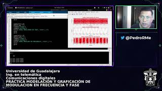 Modulación FM y PM x Matlab [upl. by Annahsohs]