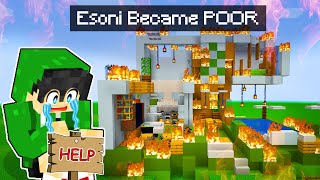 Esoni Became POOR in Minecraft OMOCITY Tagalog [upl. by Anahoj]