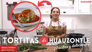 Aprende cómo hacer tortitas de huauzontle en caldillo de jitomate receta fácil y deliciosa  CV [upl. by Feltie]