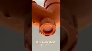 How to fix leaks on your pvc trapPioneer MaybirdBax Elastoseal [upl. by Eizzik]