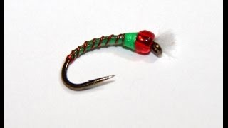 Fly Tying  Christmas Chironomid [upl. by Leonor958]