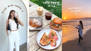 LA vlog 🌴 i flew from seoul to LA to meet a guy lol moving plans to LA cafe hopping sunsets [upl. by Patin]