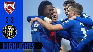 Morecambe vs Harrogate Town highlights [upl. by Bodwell]