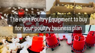 WHAT TYPE OF EQUIPMENT YOU NEED TO RAISE BROILER CHICKEN  Feeders amp Drinkers To Buy in Poultry Farm [upl. by Ydnat]