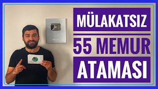 KPSS 55  60 PUANLA MÃœLAKATSIZ 55 MEMUR ALIMI UÅAK ÃœNÄ°VERSÄ°TESÄ° PERSONEL ALIMI [upl. by Odrick]