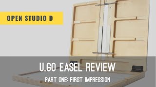 uGo easel review Part one  first impression Learn oil painting with Vlad Duchev [upl. by Mohandis]