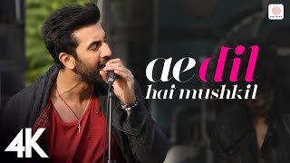 Ae Dil Hai Mushkil  Title Track  4k Music Video  Ranbir  Anushka  Aishwarya  Arijit  Pritam [upl. by Anaerb]