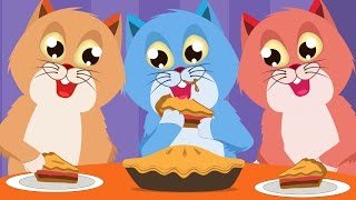 Three Little Kittens 😻  3 Little Kittens Song 🐈  Nursery Rhyme With Lyrics  Popular Poem For Kids [upl. by Nainatrad]