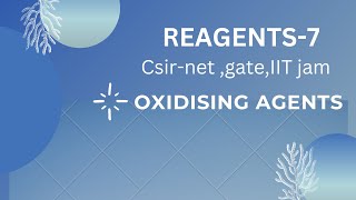 OXIDISING AGENTS  Reagents 7  introduction to common and special OXIDISING AGENTS [upl. by Aitnwahs]