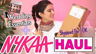 NYKAA HAUL  Bridal  Wedding Essentials  Skin care  Makeup  Dark Underarm  Super Style Tips [upl. by Beatrice]