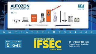 IFSCE EXPO  AUTOZON  ENTRANCE AUTOMATION [upl. by Nnadroj247]