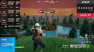 RX 6600 XT  Fortnite Reload  1080p Low Medium High Epic [upl. by Meit]