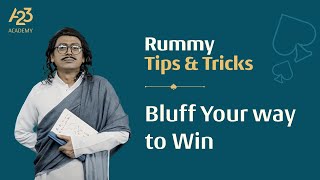 A23 Academy How to Trick Your Opponent amp Increase Your Chances of Winning on A23 Rummy TipsampTricks [upl. by Sosthina]