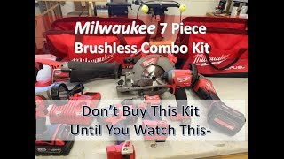 Milwaukee 7 piece cordless tool kitSummary Review up front [upl. by Iggem227]