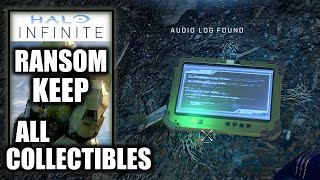 Halo Infinite  Ransom Keep All Collectibles All UNSC amp Banished Audio Logs and Spartan Cores [upl. by Ibur]