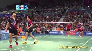 Badminton Highlights  MD Finals  2014 Asian Games [upl. by Hugh]