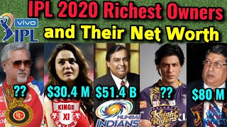 IPL 2020 Richest IPL Team Owners And Their Net Worth  IPL Richest Owners Name  IPL Owners [upl. by Consalve]