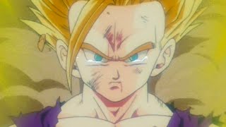 Gohan goes SSJ2 for the first time HD  English Dub amp Original Japanese Song [upl. by Lenore349]