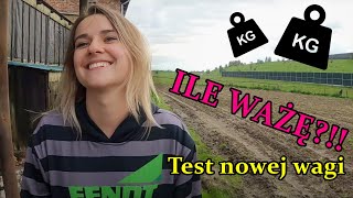 Test nowej wagi ILE WAŻĘ😲 [upl. by Leahcimdivad]