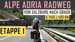 ALPE ADRIA TOUR mit dem EBike🏔️Von Salzburg nach Grado  ETAPPE 1 [upl. by Jedlicka935]