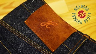 Bespoke Selvedge Denim Jeans  Headges f WRITERIPs Jeans [upl. by Saile]