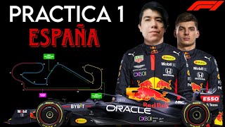 Buscando un buen balance  ENTRENAMIENTO 1 ESPAÑA GP  F1 22 [upl. by Enirhtak]