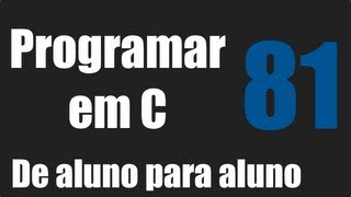 Programar em C  Manipulação de Arquivos txt em C  Escrever Dados  Aula 81 [upl. by Vena]