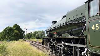 LMS Jubilee class Matlock to Rowsley South Darley Dale [upl. by Battiste45]