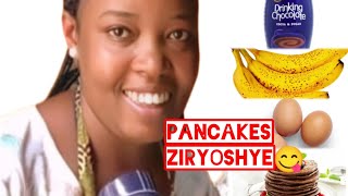 ✨Dukorane PANCAKES ZIMINEKE ziryoshye cyane😋🥞✨ [upl. by Deering]