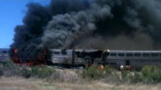 Amtrak Train Crash Outside Reno Nevada [upl. by Ford]