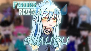 Fandoms Reacts To RimuruFandoms Reacts To EachOther TTIGRAASGCRV [upl. by Odnalo553]