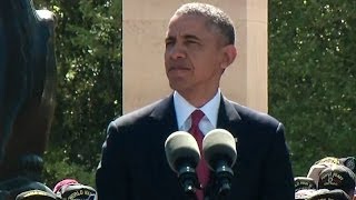 President Obama Commemorates the 70th Anniversary of DDay [upl. by Mervin]