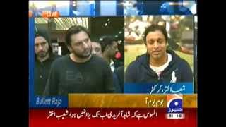 Shahid Afridi vs Shoaib Akhtar  BIG Media FIGHT [upl. by Eecyaj934]