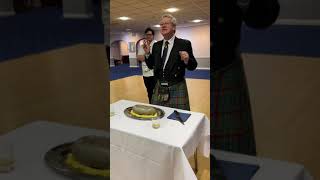 Address to the Haggis  Grey Friars Lodge Berkshire [upl. by Kcirad]