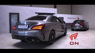 Mercedes CLA 180 with IPE Exhaust Innotech Performance Exhaust Catback powered by ShifTech [upl. by Airotel378]