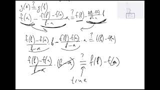 Lagranges mean value theorem  mathematical analysis  elementary level [upl. by Ace]